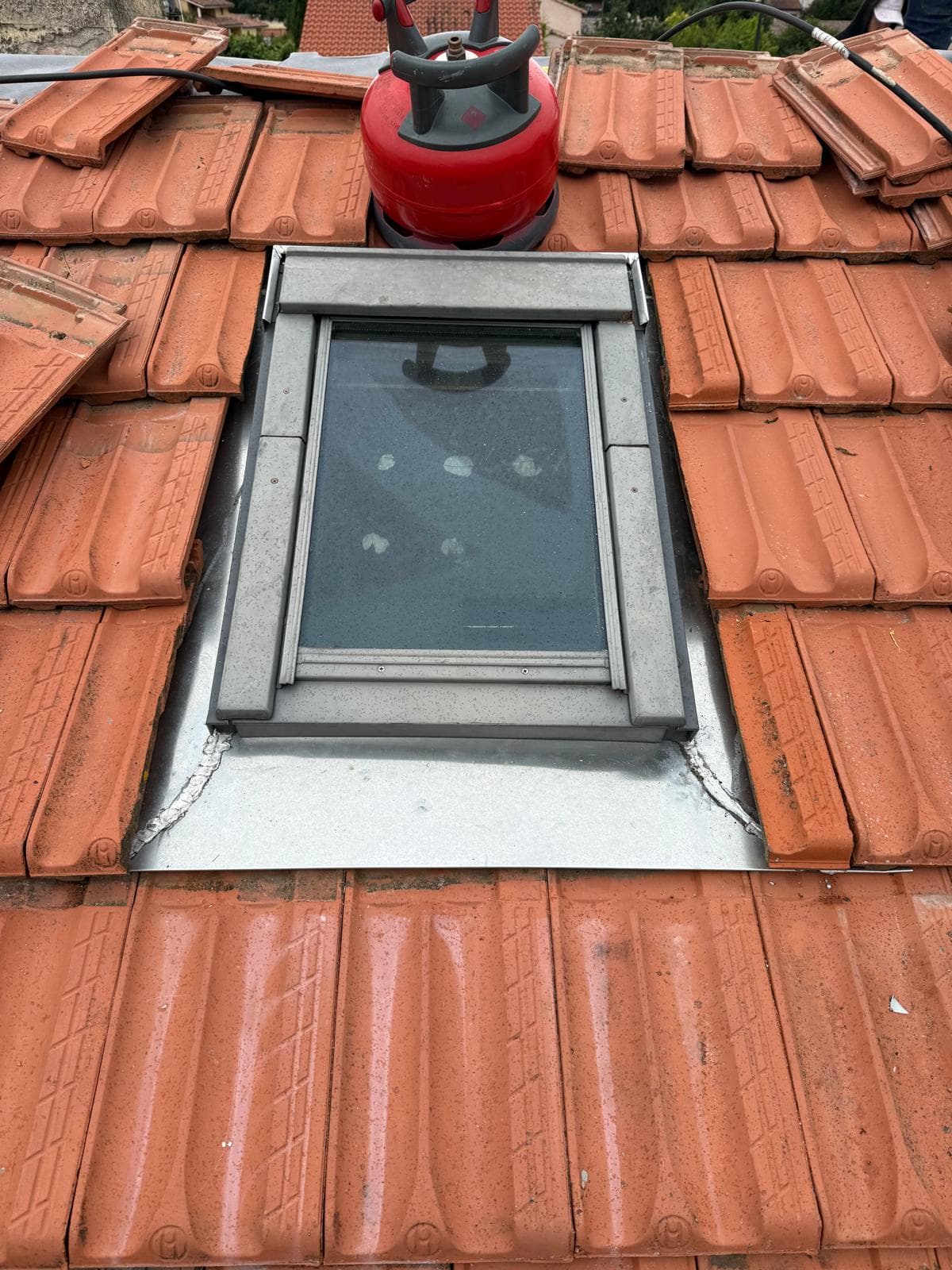 Fenêtre de toit posée